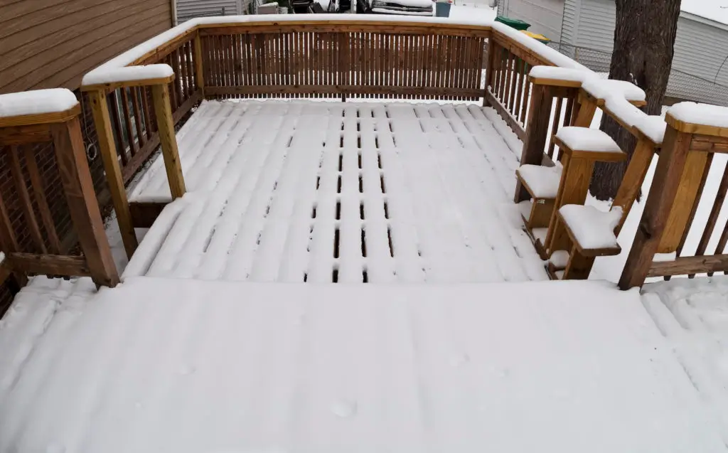 Snowy Deck